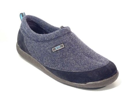 Q Fit Home 3004.4.002 Bern 4 Pantoffel Blauw