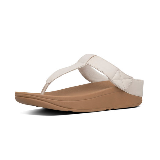 Fitflop Mina Toe-Thongs Stone - Vedder Schoenen